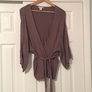 Ribbed cardigan
